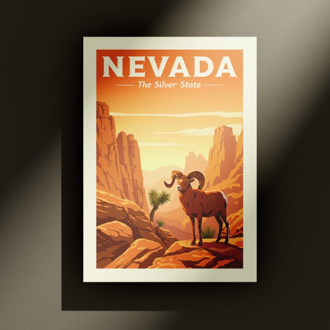 Vintag Nevada Postkarte (Von Creator hochgeladen)