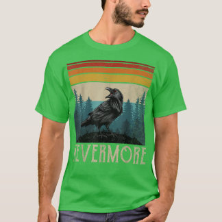 Vintag Nevermore Apparel Edgar Allan Poe Der Rave T-Shirt