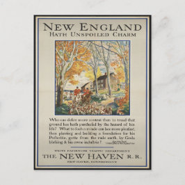 Vintag New England Travel Postcard Postkarte