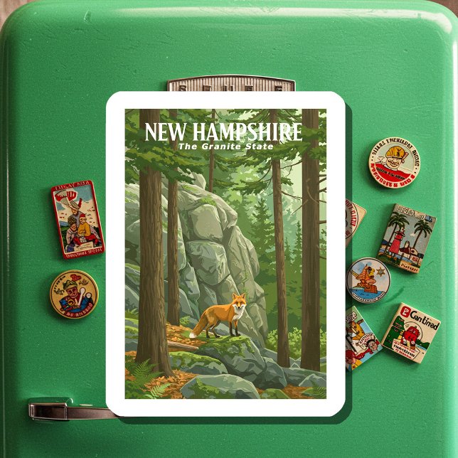 Vintag New Hampshire Magnet (Von Creator hochgeladen)