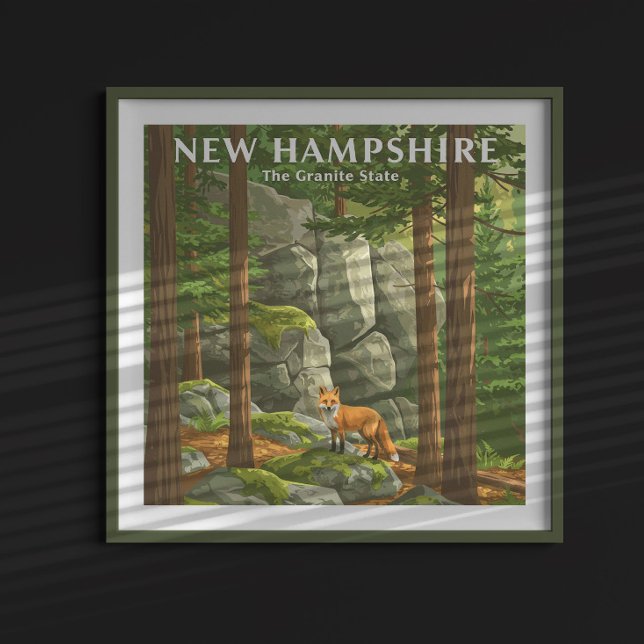 Vintag New Hampshire Poster (Von Creator hochgeladen)