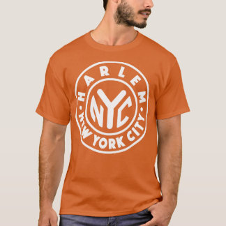 Vintag New York City Circle Harlem White T-Shirt