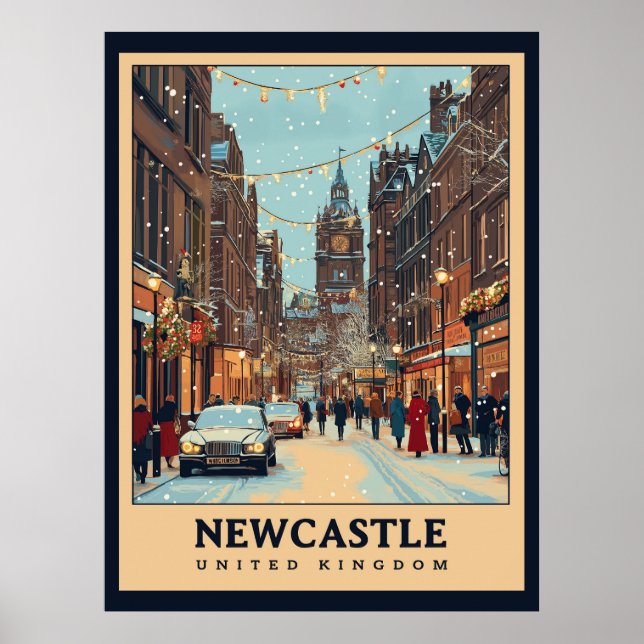 Vintag Newcastle Poster (Vorne)