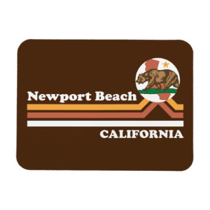 Vintag Newport Beach California Magnet