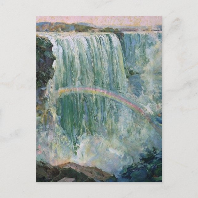 Vintag Niagara Falls Postkarte (Vorderseite)