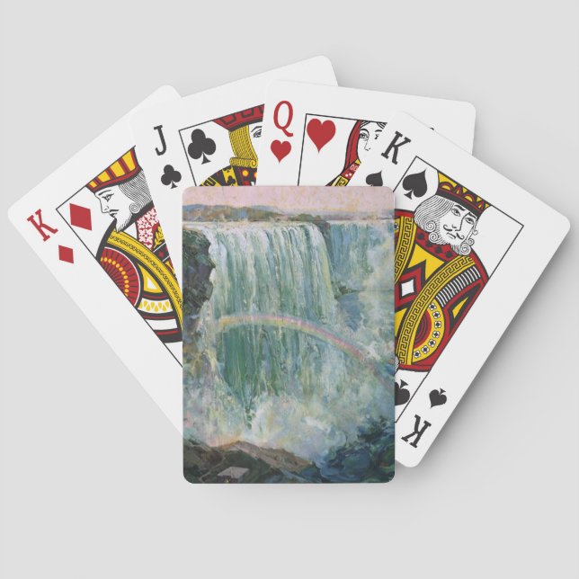 Vintag Niagara Falls Spielkarten (Rückseite)
