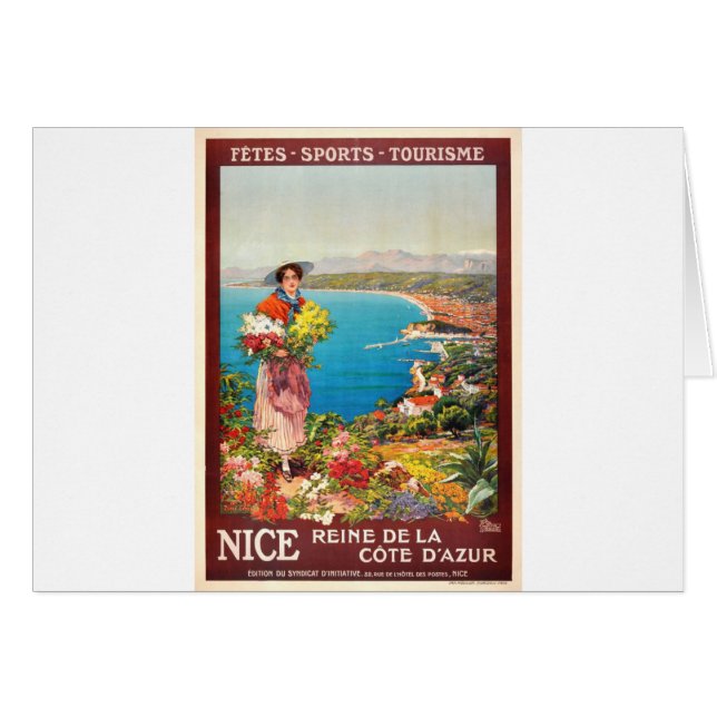 Vintag Nice Reine Cote D'Azur (Vorderseite (Horizontal))