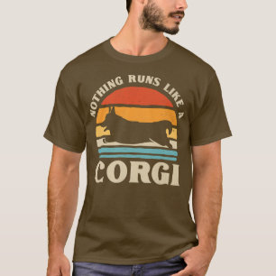 Vintag nichts läuft wie ein Corgi Funny Niedlich C T-Shirt