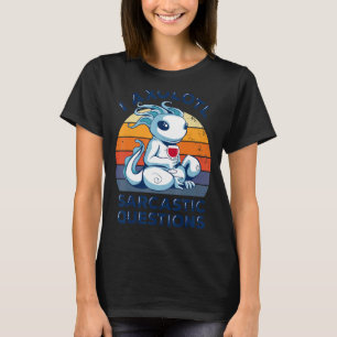 Vintag Niedlicher Axolot Sarcastic Spaß I Axolotl  T-Shirt