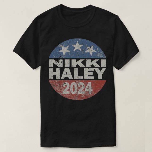 Vintag Nikki Haley 2024 T-Shirt (Design vorne)