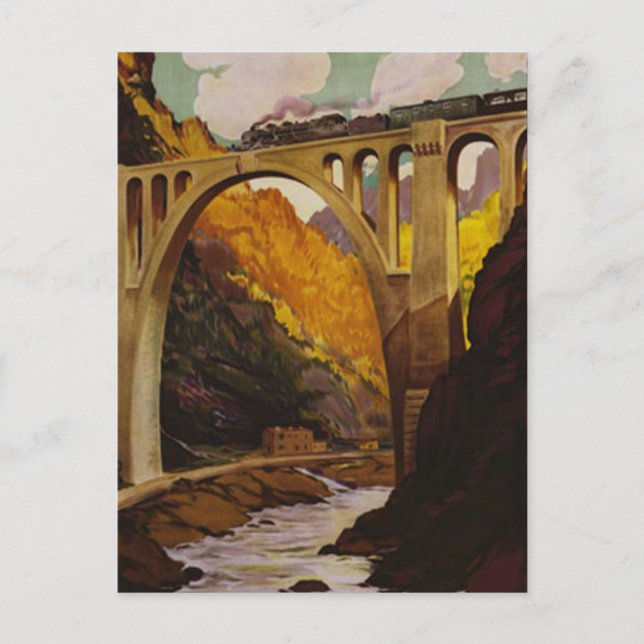 Vintag Nizza, Frankreich - Postkarte (Vorderseite)