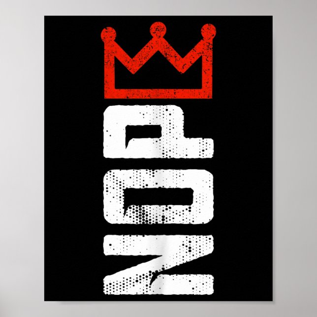 Vintag No Kings Protest Signatur vertikal Poster (Vorne)