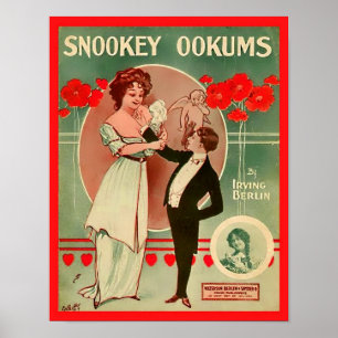 Vintag Nookey Ookums Cover Copy 1913 Poster