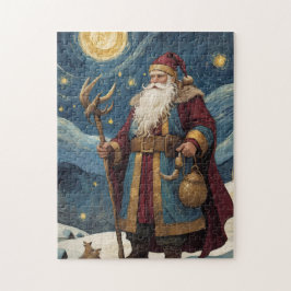 Vintag Nord Santa Puzzle - Weihnachtsjigsaw