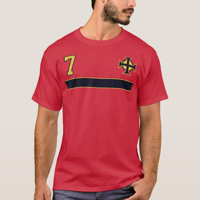 Vintag Nordirland Fußball Jersey Football T-Shirt (Vorderseite)