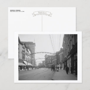 Vintag Norfolk, VA: Main Street (c. 1910-20) Postkarte