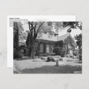 Vintag Norfolk, VA: St. Paul's Church (c.1930-39) Postkarte