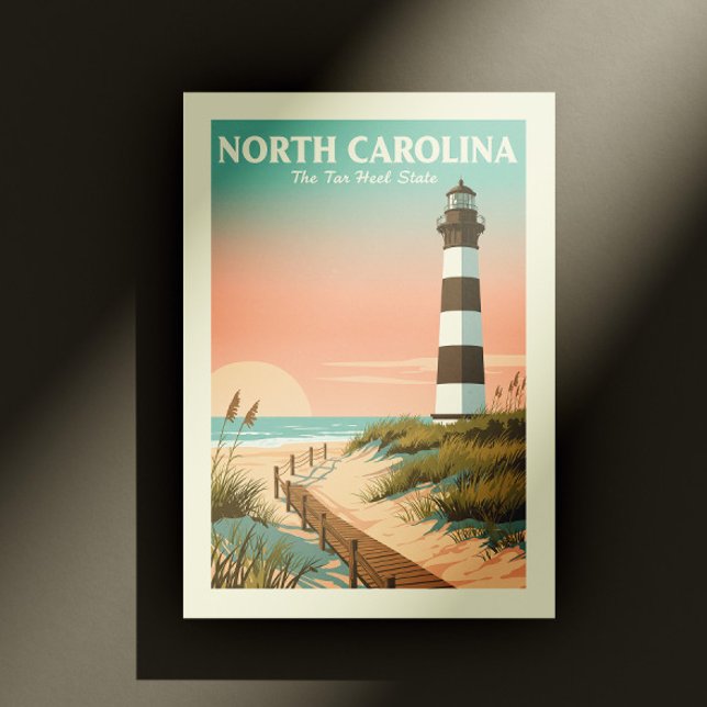 Vintag North Carolina Postkarte (Von Creator hochgeladen)