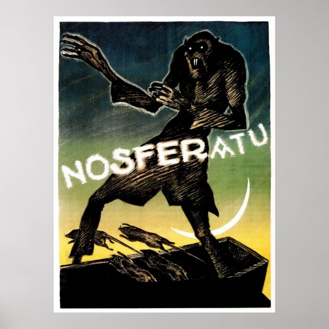 Vintag Nosferatu Australien Poster (Vorne)