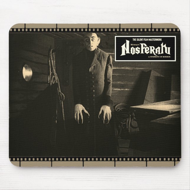 Vintag Nosferatu Filmstrip Mousepad (Vorne)