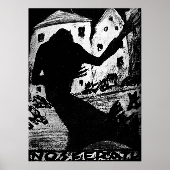 Vintag Nosferatu Poster (Vorne)