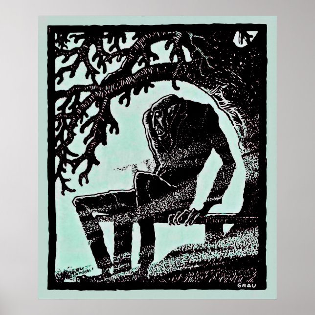 Vintag Nosferatu Poster (Vorne)