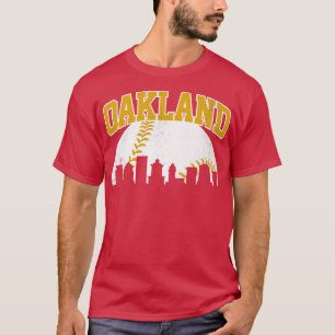 Vintag Oakland Skyline City Gameday Retro Vintag T-Shirt