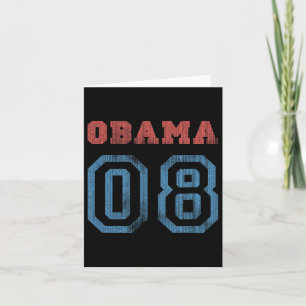 Vintag Obama 08 Karte