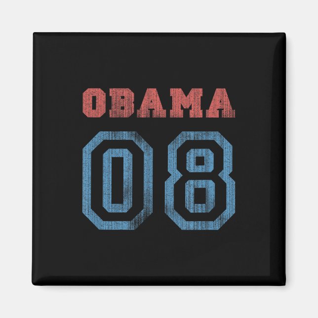 Vintag Obama 08 Magnet (Vorne)