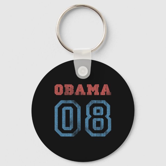 Vintag Obama 08 Schlüsselanhänger (Vorderseite)