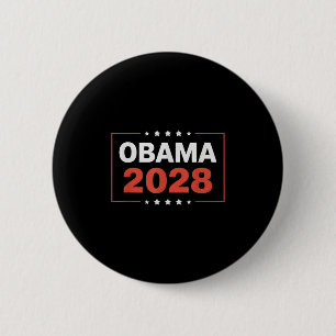 Vintag Obama 2028 Funny Political Patriotic Elect Button