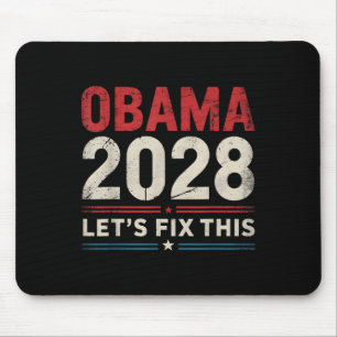 Vintag Obama 2028 Funny Political Patriotic Elect Mousepad