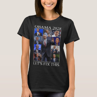 Vintag Obama 2028 Funny Political Patriotic Elect T-Shirt