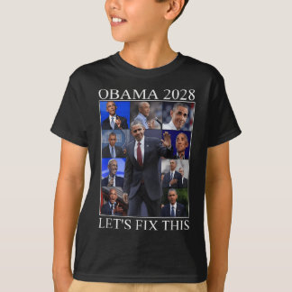 Vintag Obama 2028 Funny Political Patriotic Elect T-Shirt