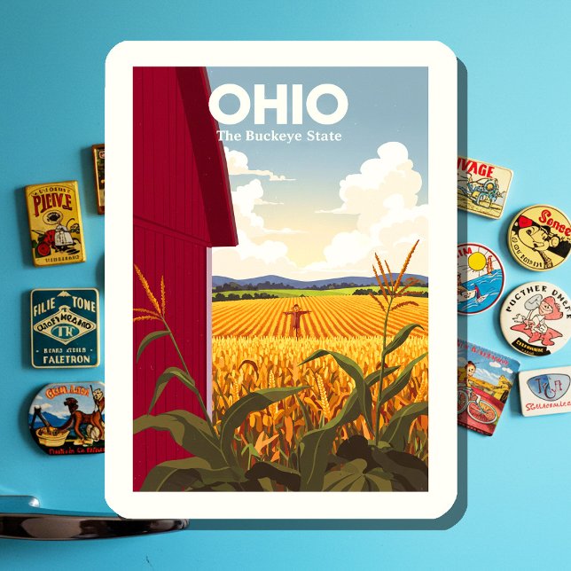 Vintag Ohio Magnet (Von Creator hochgeladen)