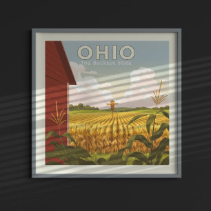 Vintag Ohio Poster