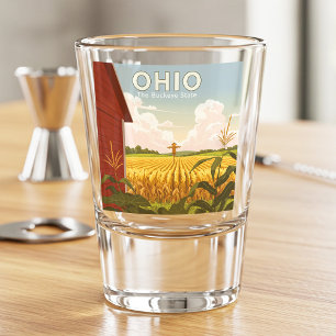 Vintag Ohio Schnapsglas