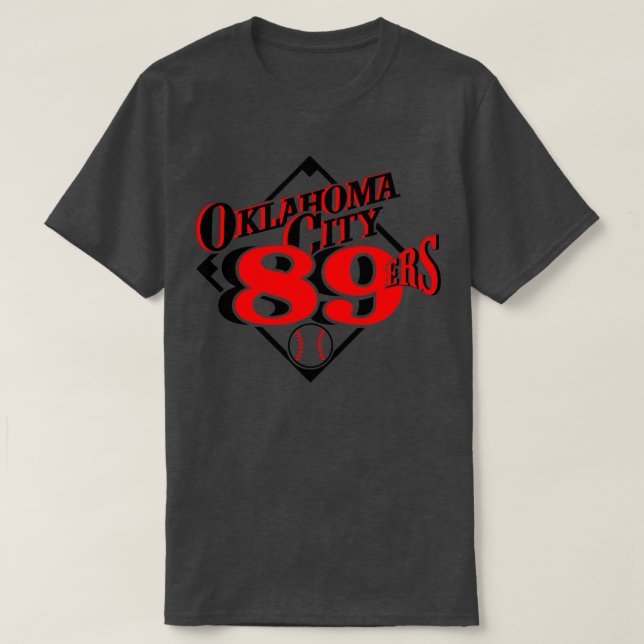 Vintag Oklahoma City 89ers Baseball T-Shirt (Design vorne)