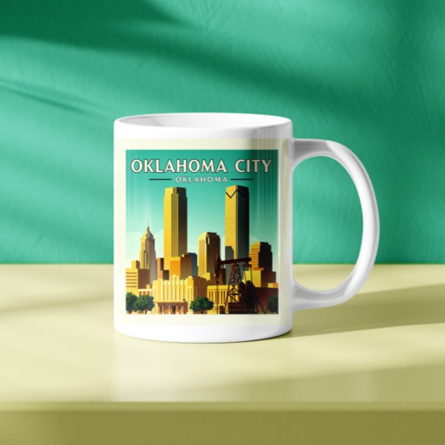 Vintag Oklahoma City Oklahoma Kaffeetasse (Von Creator hochgeladen)