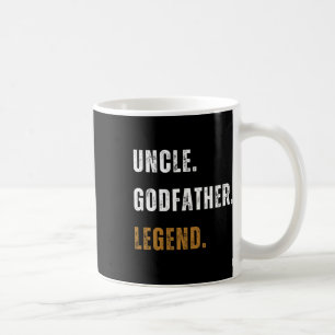 Vintag Onkel Godvater Legend Witziger neuer Onkel Kaffeetasse