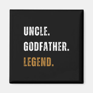 Vintag Onkel Godvater Legend Witziger neuer Onkel Magnet
