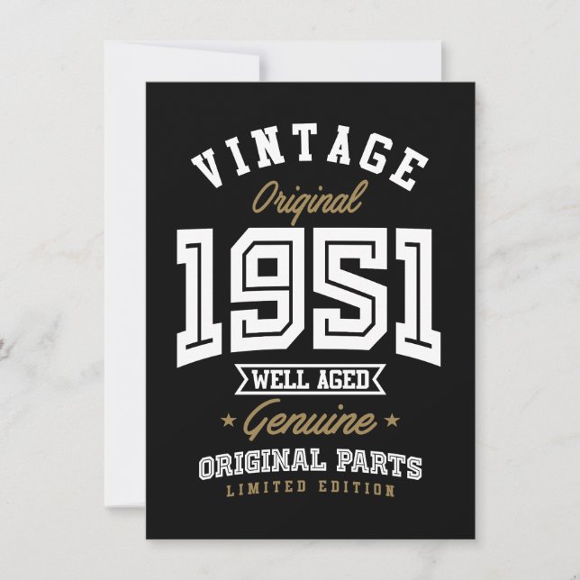 Vintag Original 1951 (Vorderseite)