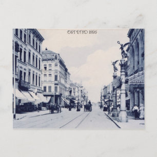 Vintag Ostende 1895 Postkarte