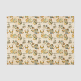 Vintag Ostergemischtes Party Seidenpapier