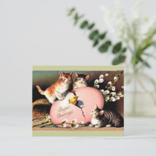 Vintag - Ostergruß Feiertagskarte