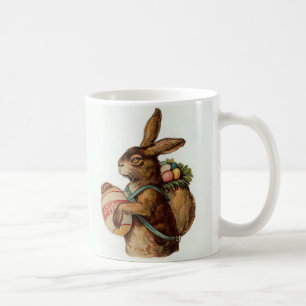 Vintag Osterhase mit Eiern Kaffeetasse