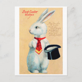 Vintag Osterhase Postkarte