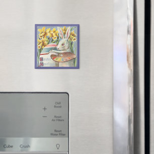 Vintag Osterhasen - Gemälde an Eiern, ZSSG Magnet