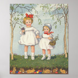 Vintag Osterkunstposter Poster