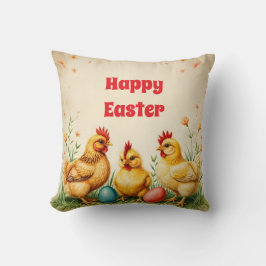 Vintag Ostern 3 Kleine Hühnerferien-Sammlung Kissen